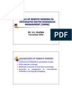 Dr. S.K. Sharma Consultant (GW) : Advantages of Remote Sensing