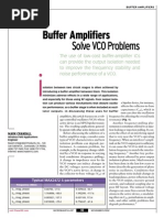 (MWRF0211) Buffer Amplifiers Solve VCO Problems