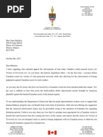 2013 10 08 - Letter to Minister Re JVTA