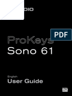 Pro Keys Sono 61 UG (EN)