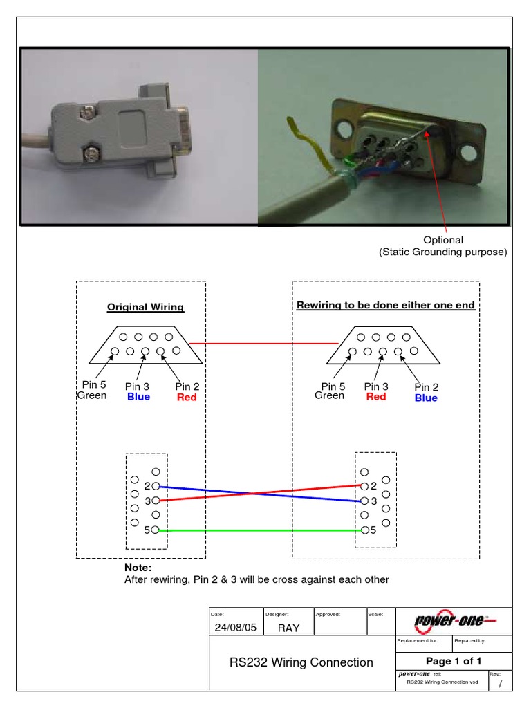 RS232 Wiring Connection Guide | PDF