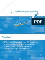 Summary of Radio Network Planning: ZTE University