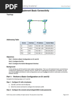 2.3.2.5 Packet Tracer - Implementing Basic Connectivity Instructions PDF