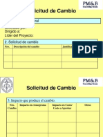 Solicitud de Cambio