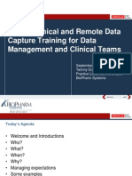 2013 OHSUG - Oracle Clinical and RDC Training for Data Management and Clinical Teams