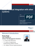 2013 OHSUG - Siebel Clinical Integration with Other Systems