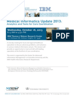 Medical Informatics Update 2013 Program