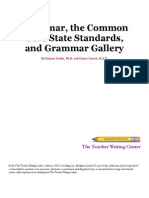 Grammar, The Common Core State Standards, and Grammar Gallery