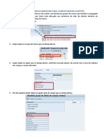 CRIAÇÃO DE OBRIGATORIEDADE PARA CAMPOS MESTRE CLIENTES