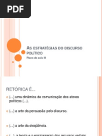 Aula 4 - As estratégias do discurso político
