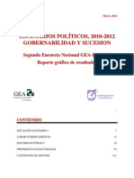 Gea-Isa Febrero 2012 Encuesta Nacional en Mexico