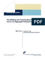 Working Paper Series: The Shifting and Twisting Beveridge Curve: An Aggregate Perspective