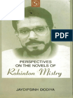 Perspectives On The Novels of Rohinton Mistry