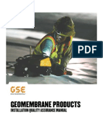 Geomembrane Installation Quality Assurance Manual