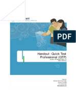 Handout: Quick Test Professional (QTP) : Version: ST/Handout/0907/1.0 Date: 28-09-07