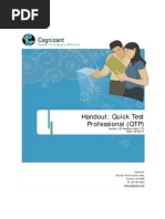 Handout: Quick Test Professional (QTP) : Version: ST/Handout/0907/1.0 Date: 28-09-07