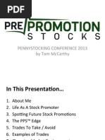Download PrePromo PSC2013 Presentation by Tom McCarthy SN175150425 doc pdf