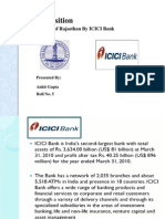 Acquisition: of Bank of Rajasthan by ICICI Bank