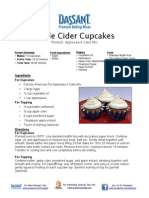 Apple Cider Cupcakes: Product: Applesauce Cake Mix