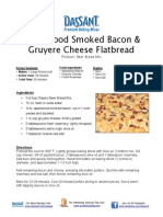 Applewood Smoked Bacon & Gruyere Cheese Flatbread: Product: Beer Bread Mix