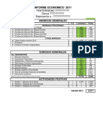 Modelo de Informe Economico