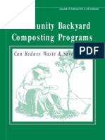 Community Backyard Composting Can Reduce Waste 2007