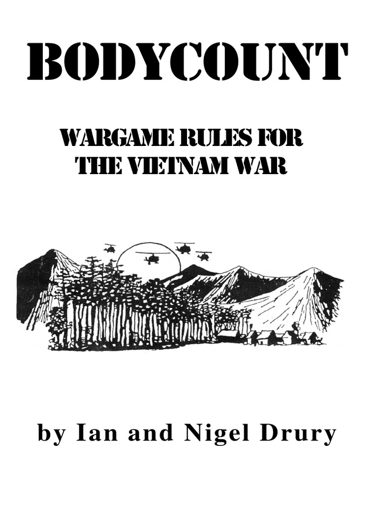 Ttg Bodycount Vietnam Wargame Rules Vietnam War Viet Cong