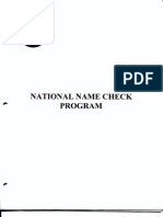 T5 B41 Notes 6-26-03 To 9-2-03 3 of 4 FDR - Tab 6 - National Name Check Program Brief 073