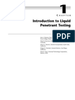 Introduction To Liquid Penetrant Testing: Hapter