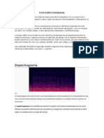 Foto Espectrograma