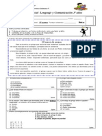 Prueba Cuentos Populares, Sufijos y Prefijos 3º AÑO