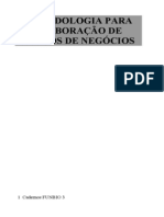 Metodologia para Elaboracao de Planos de Negocios