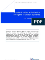 Standardization Activities For Intelligent Transport Systems
