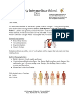 Science Chapters 3 9 Parent Letter