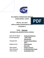 Borang Kolaborasi Kerja Kursus Teselasi