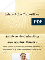 Sais de Acido Carboxilicos