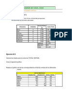 Examen de Excel - BM