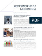 LOS DIEZ PRINCIPIOS DE LA ECONOMÍA