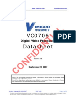 VC0706 Digital Video Processor Datasheet