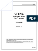 VC0706 Serial Port Debug User's Manual V1 .00