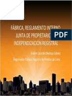 Independizacion Registral