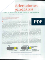 consideraciones sobre las instalasiones de fibra optica