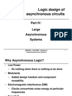 Logic Design of Asynchronous Circuits