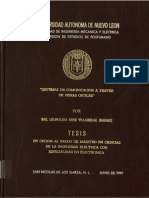 sistema de comunicacion a traves de fibra optica