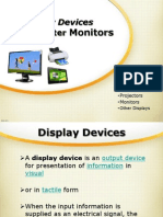 12. Monitors, Display Devices