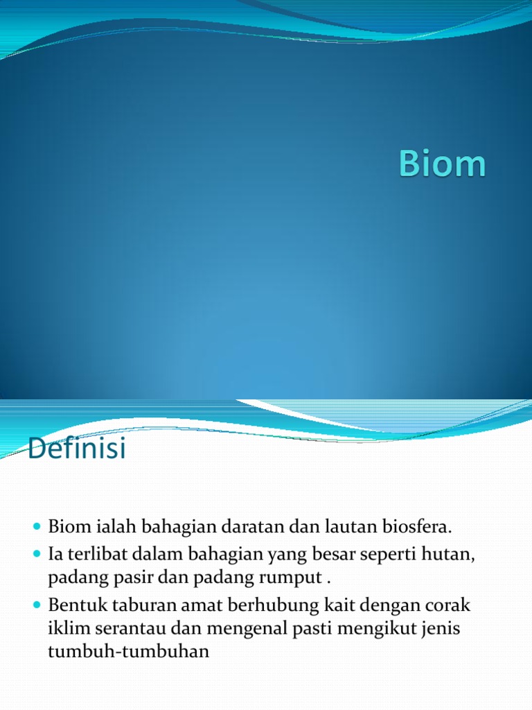 Biom | PDF