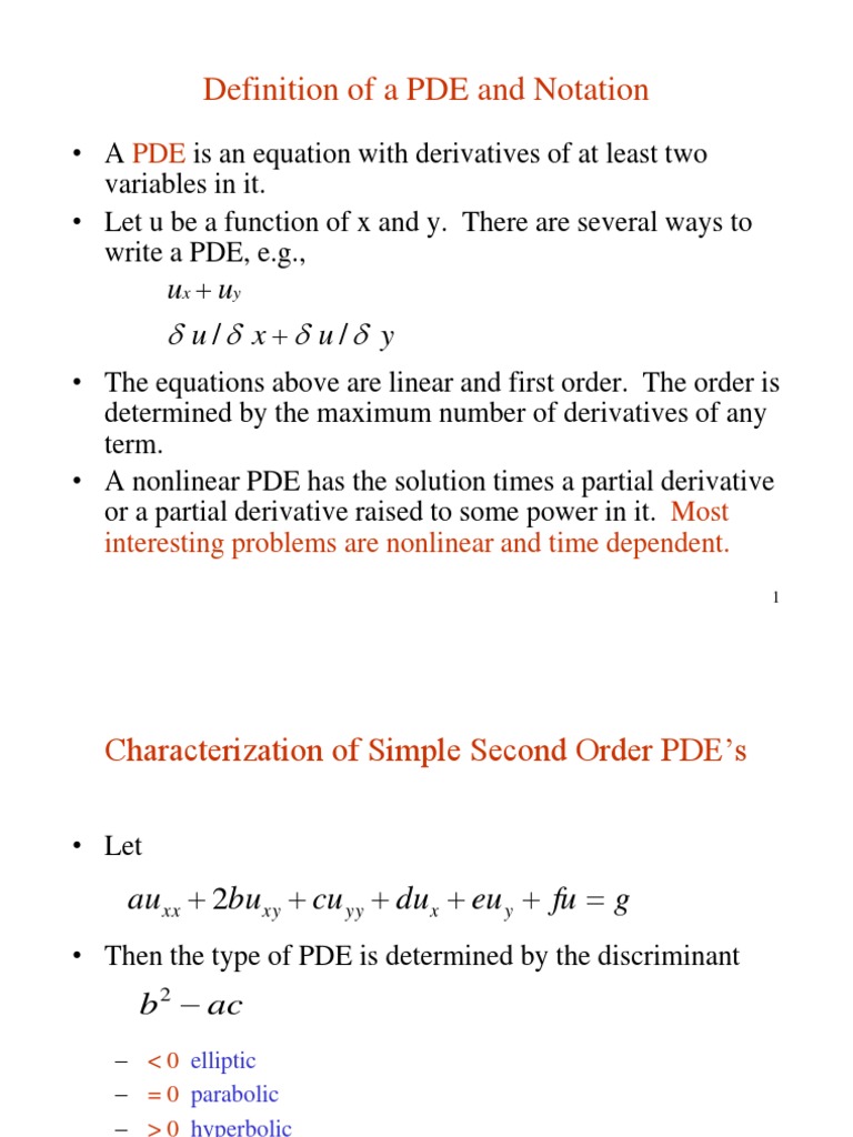 Partial Differential Equation | PDF | Partial Differential Equation ...