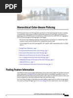 Cisco Hierarchical Color Aware Policing