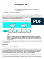 SAP Warehouse Structure in WM