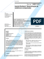 NBR 07215 - 1996 - Resistência a Compressão do Cimento Portl